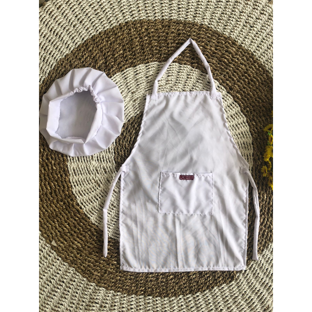 Satu Set Clemek Anak+ Topi Koki Masterchef Murah