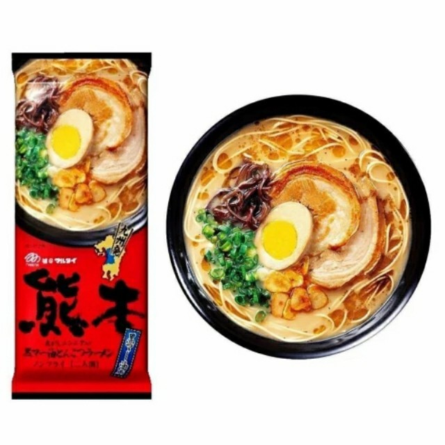 [Isi 2 pcs] Marutai Kumamoto Tonkotsu Ramen 185g / Mi Ramen Instan Jepang