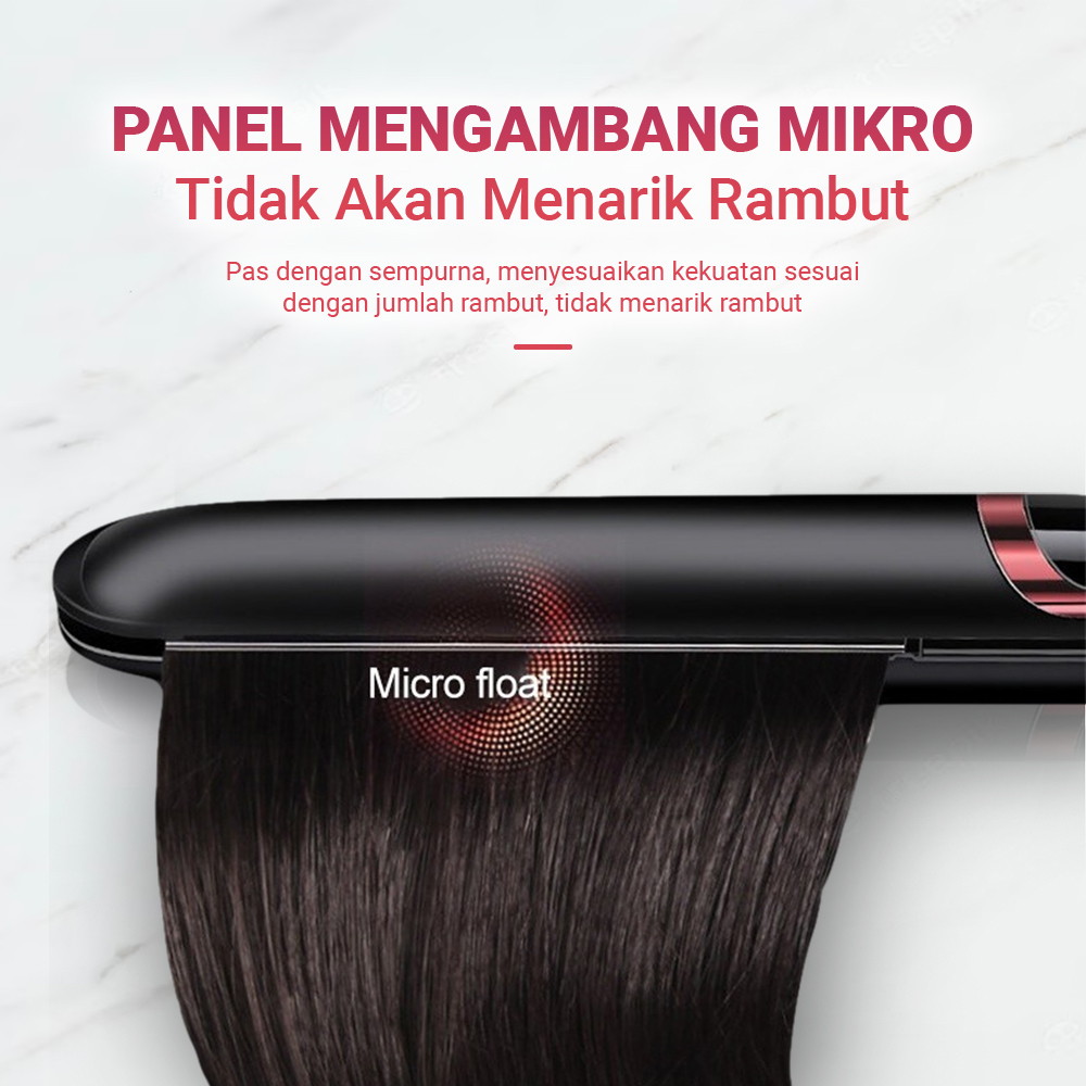 Catokan Pelurus Rambut dan Curly Original/Catokan Rambut Black Gold HS-03