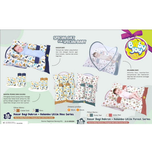 Baby Joy Sofa Bantal Menyusui Alas Stroller Little Forest - Bayi Online Shop