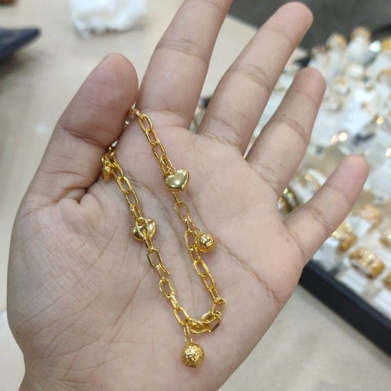 Gelang rantai Emas 8karat