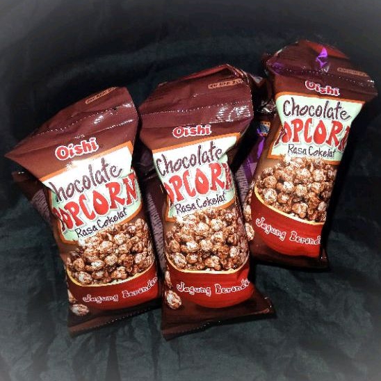 

Berondong Jagung Oishi Rasa Cokelat 20g isi 10 pcs