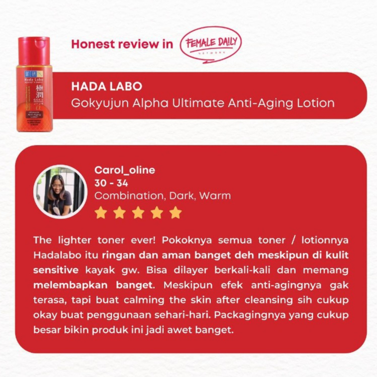 [BPOM] Hada Labo Gokujyun Alpha Ultimate SERIES / Hadalabo Gokujyun Alfa / MY MOM