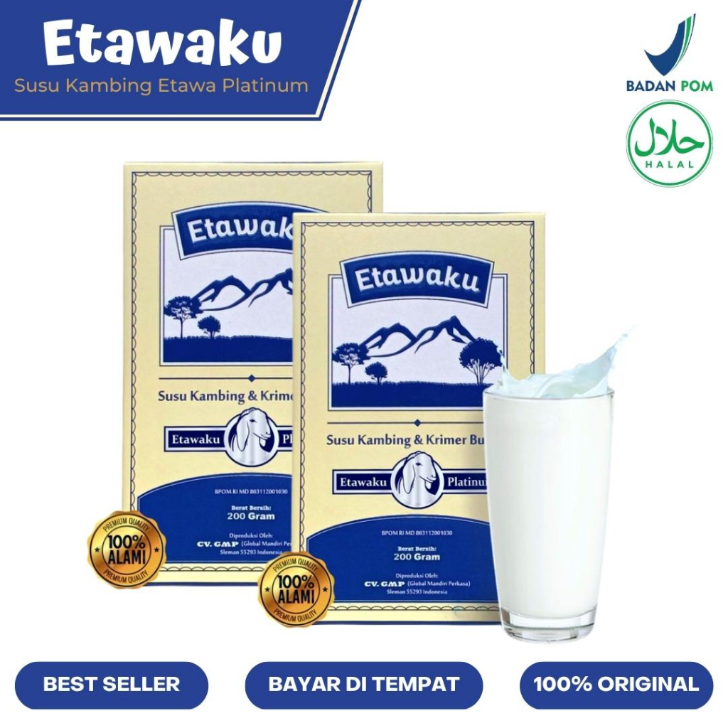 Susu Kambing Etawa ETAWAKU Platinum Original 200gr