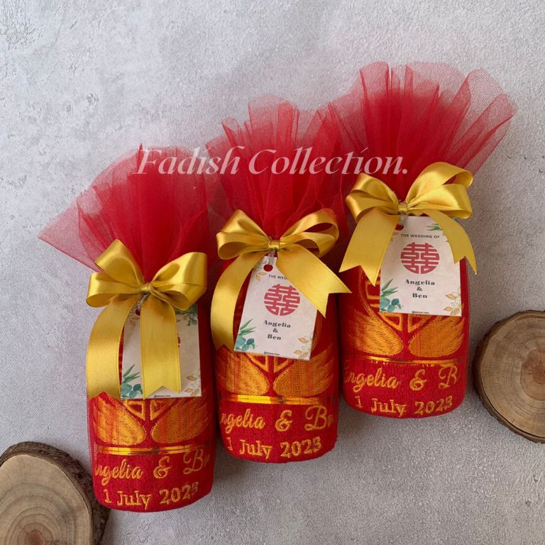 SOUVENIR HANDUK TEAPAI WEDDING SANGJIT - HAMPERS SHUANG XI