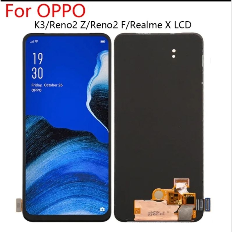 LCD TOUCHSCREEN REALME X - LCD OPPO K3 - LCD RENO 2F - LCD RENO 2Z COMPLETE FULLSET