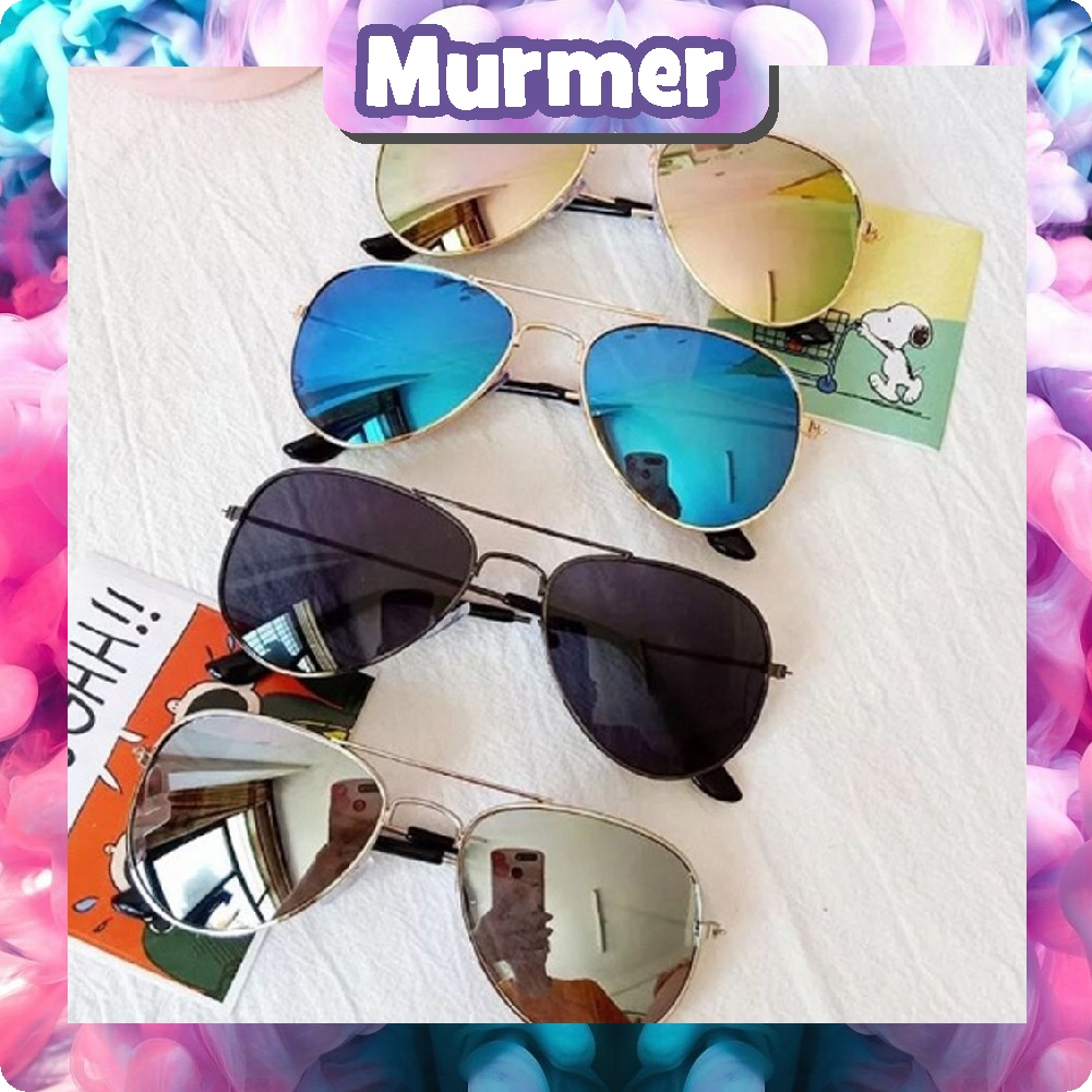 MurmerOfficial Kacamata Pria &amp; Wanita Pro Acme Aviator Mirror G038