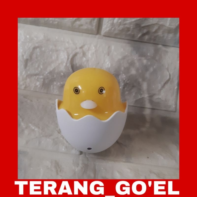 LAMPU TELUR AYAM / LAMPU TIDUR LED KAMAR DEKORASI MODEL AYAM / LAMPU SENSOR EVATECH