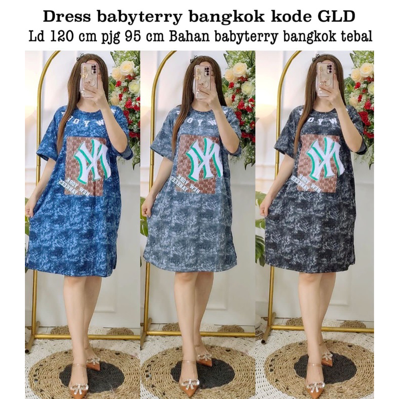 Dress babyterry gld glc