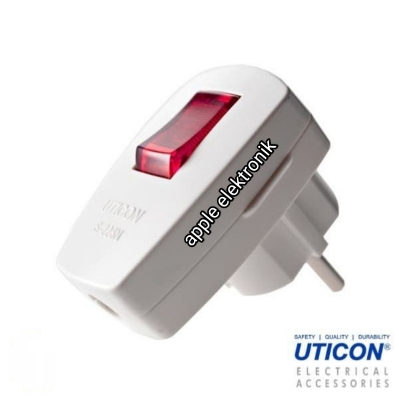 steker lampu switch uticon