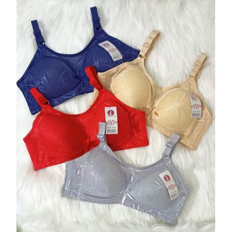 TOYAZI | Bra BH Kemben Bh busa SUPER JUMBO TANPA KAWAT kait 4 / Bh super JUMBO KAIT 4 / SIZE 36-42