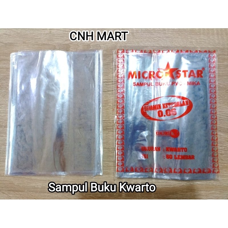 

(10PCS) Sampul Buku Kwarto Mika Micro Tebal/ Sampul Mika Bio