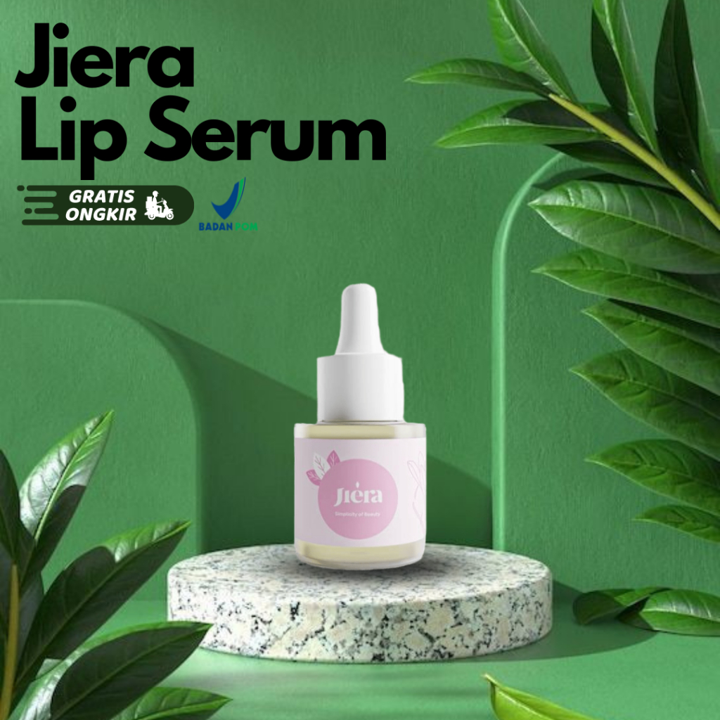 JIERA Natural Lip Serum 20ml jiera lip serum serum bibir