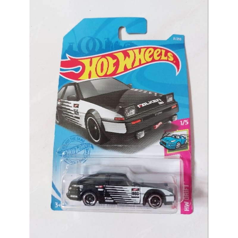 Hotwheels Toyota AE86 Sprinter Trueno Hitam Falken 2021