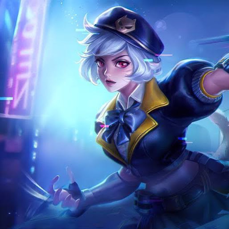 Wig Cosplay Wanwan Elite Skin Wanwan Shoujo Commander