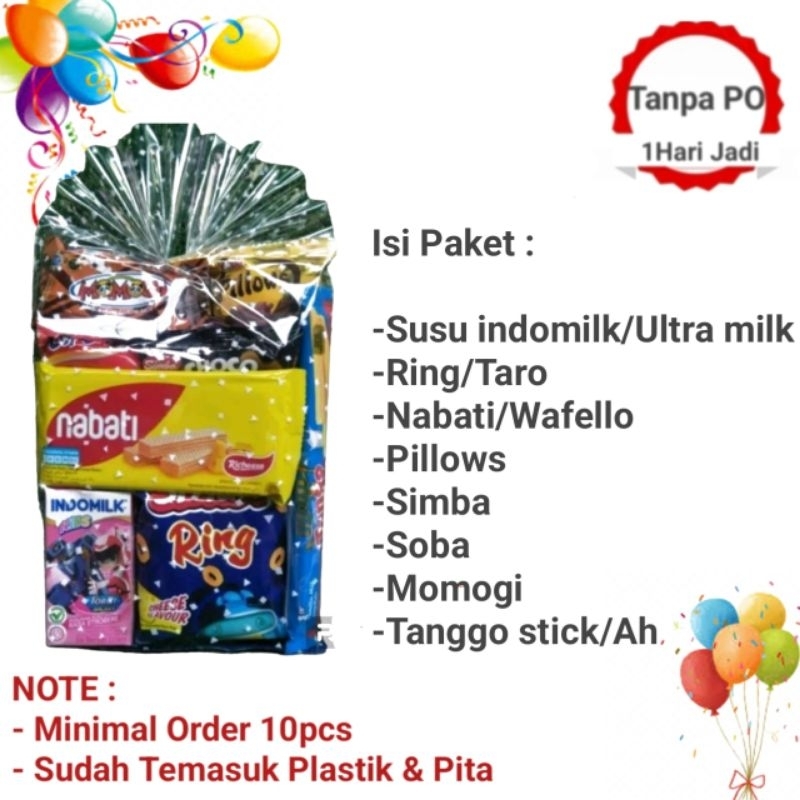 

Bingkisan Snack Ulang Tahun Anak Hampers Ulang Tahun Paket Snack Hemat