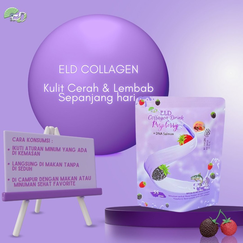 { GROSIR } ELD COLLAGEN || LGLUTHATIONE || VIT C ||  SALMON COLLAGEN || 55 / 60 gr