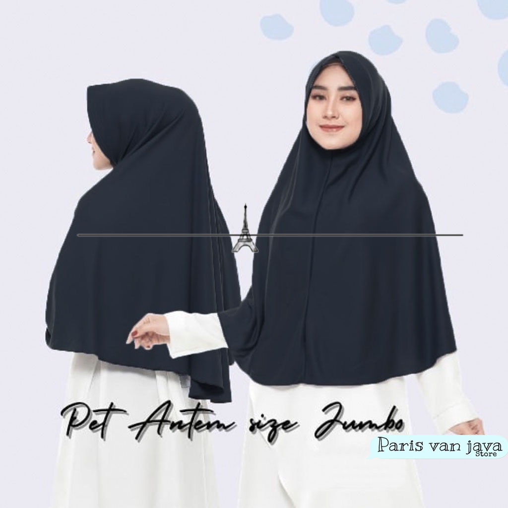 Hijab Bergo Hamidah Jumbo XL Spandek Jersey | Jilbab Khimar Bergo Simple Pad XL Spandek Jersey | Kerudung Ukuran Jumbo