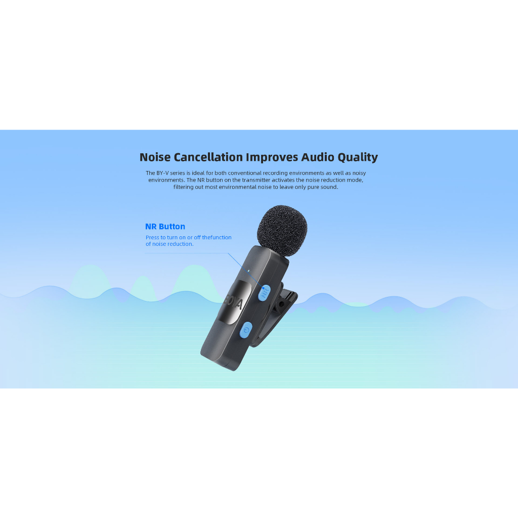 BOYA V10 Wireless Microphone For Android with USB-C - V10