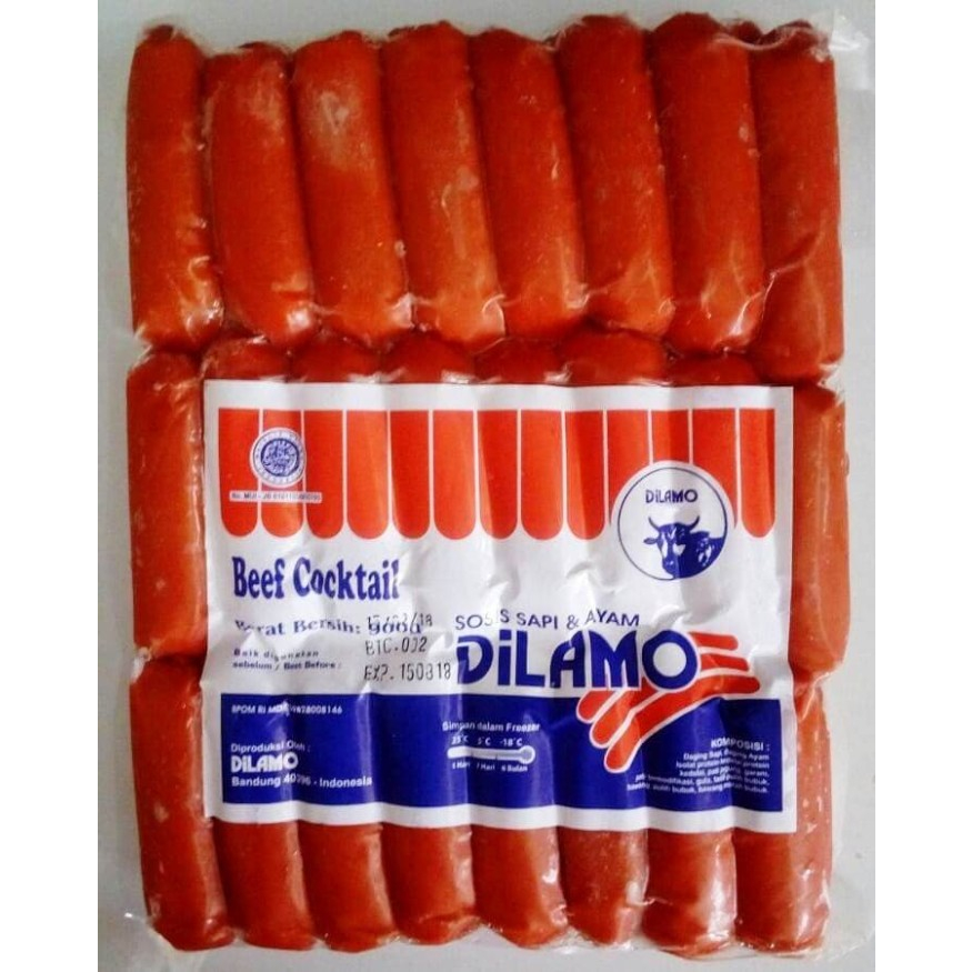 

DILAMO SOSIS COCKTAIL MERAH 900gr