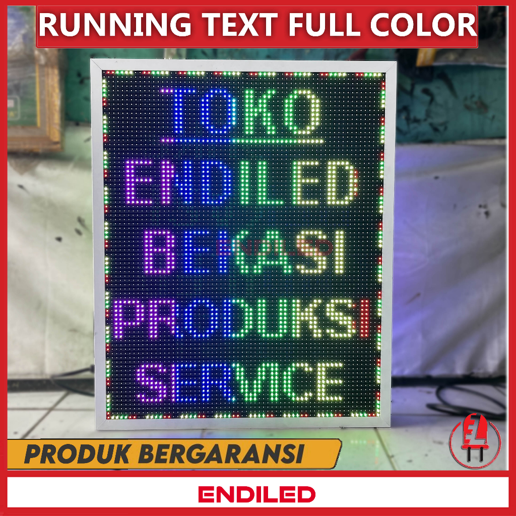 led running text full color indoor outdoor