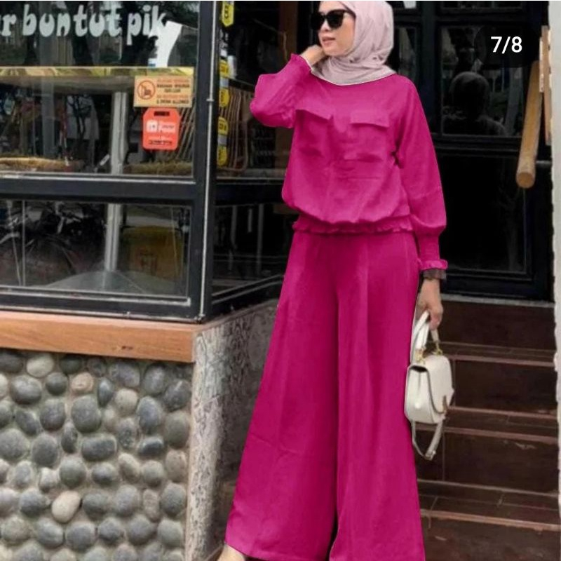 SHOFIA SET CELANA / SETELAN CELANA WANITA / SETELAN FASHION 2022 / SETELAN MUSLIM / SETELAN CRINGKEL