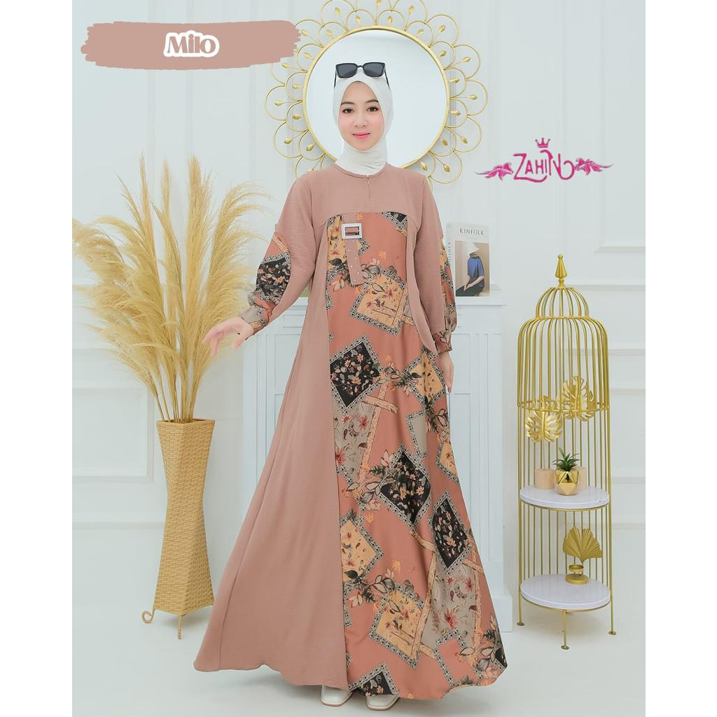 PREMIUM LAURA ALLORA ZAHIN TERBARU adem syari muslim fashion wanita remaja ootd terbaru