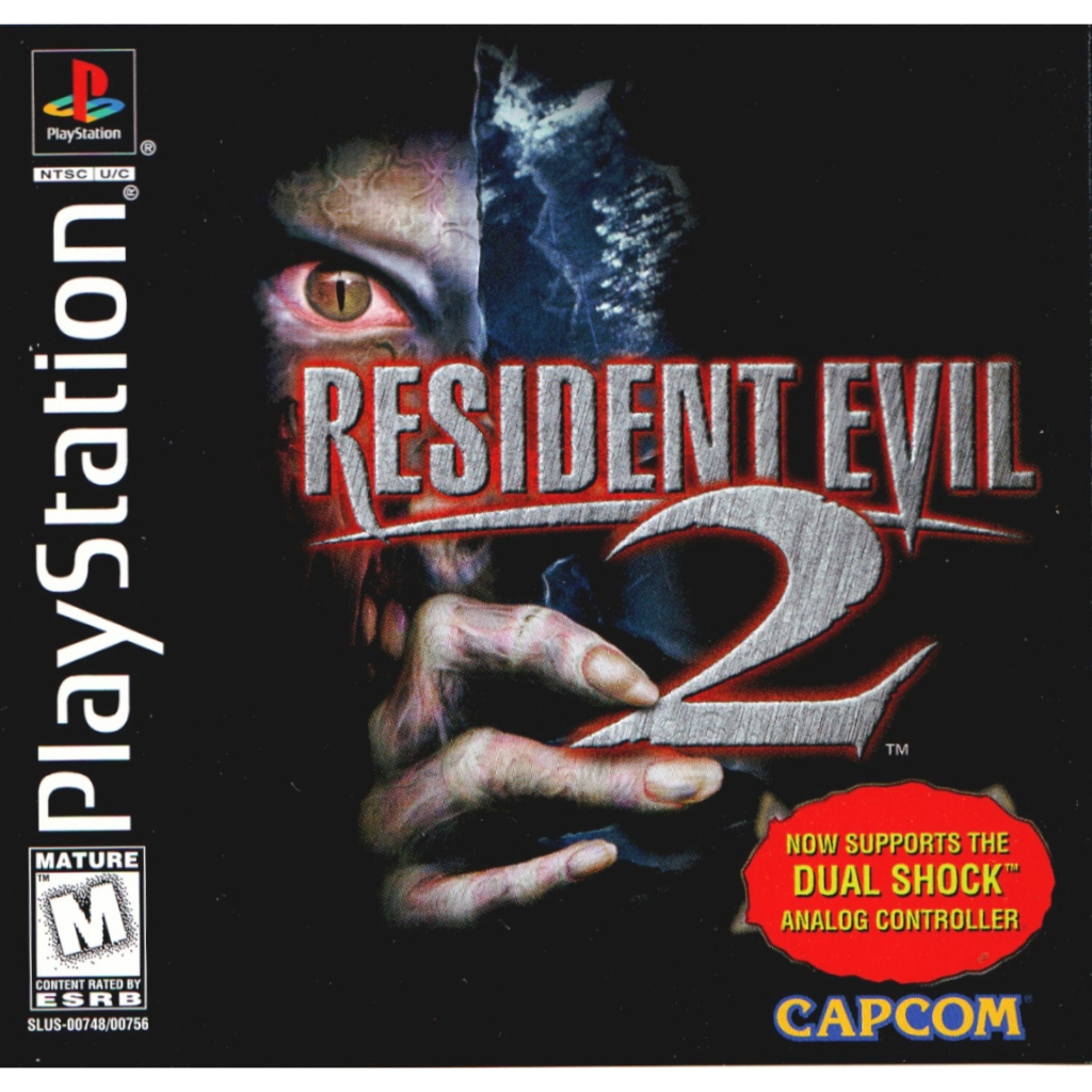 KASET CD GAME PS1: RESIDENT EVIL 2 DUAL SHOCK (2 disc)