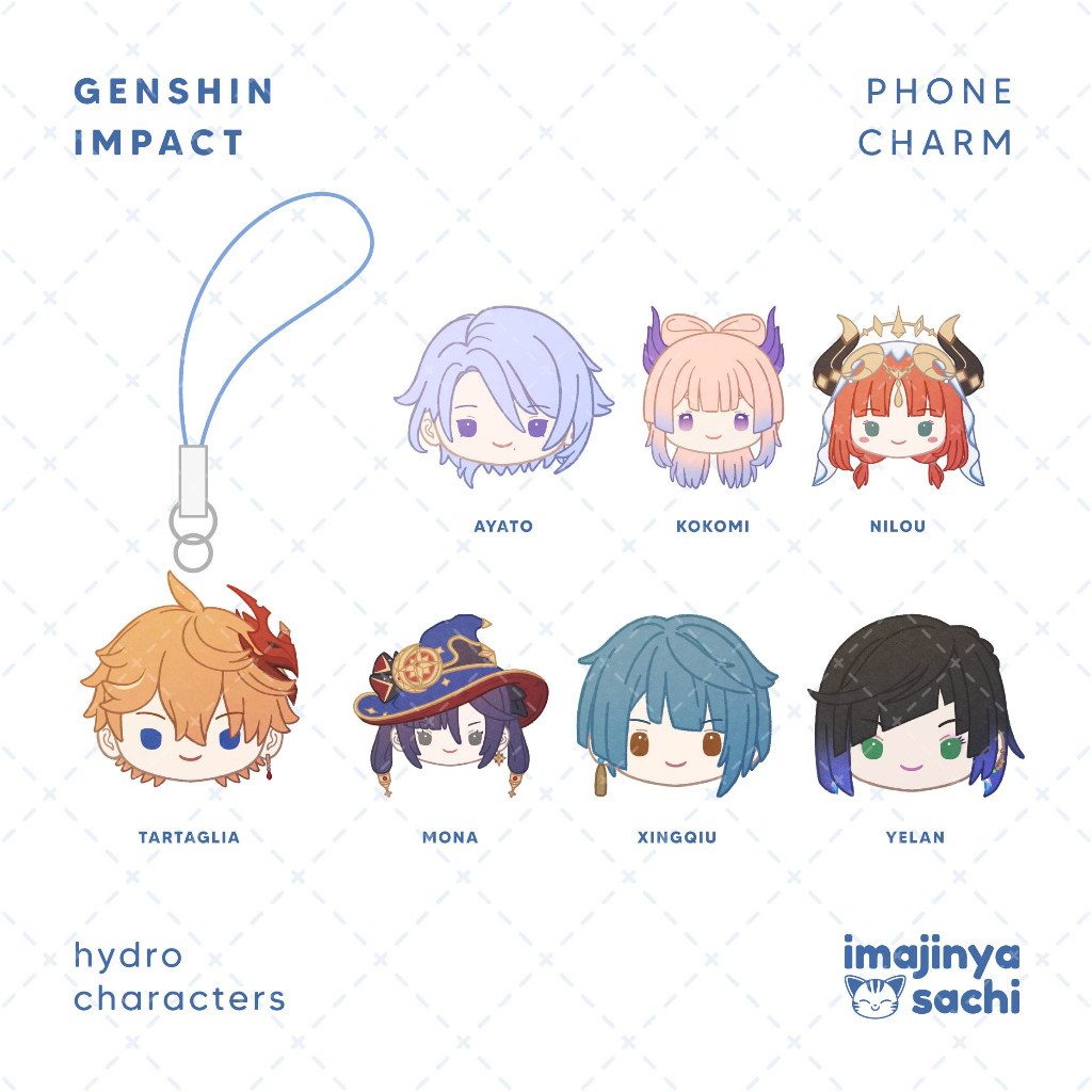 [ imajinyasachi ] Genshin Impact Phone Strap Charm