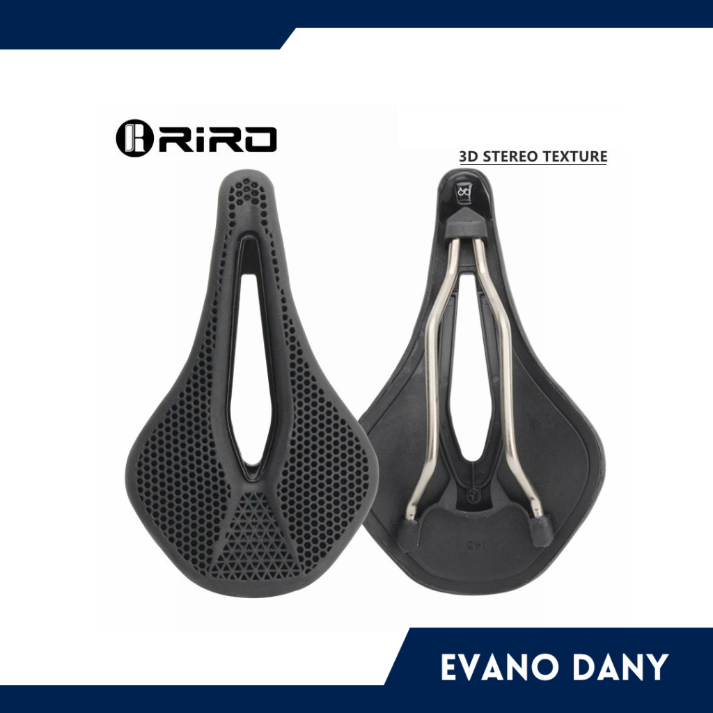 Saddle RIRO 3D Stereo Texture Jok Sepeda Roadbike MTB Seli Nyaman Ori