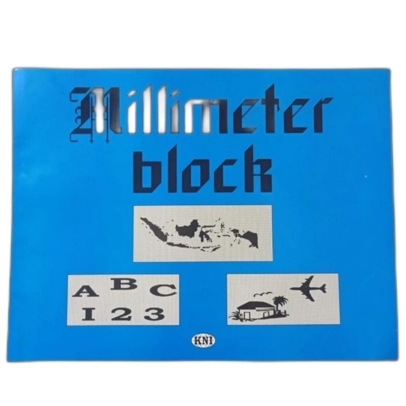 Buku milimeter block A3 buku kotak kotak