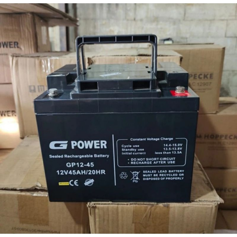 Battery Vrla G-Power 12V45AH/20HR New