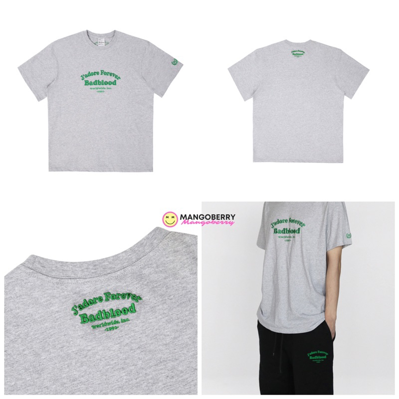 BADBLOOD - Cloud Logo Organic Cotton 1/2 Tee