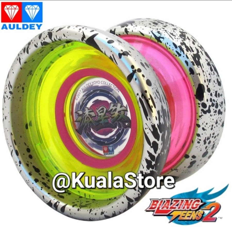 Mainan Yoyo Auldey Original Blazing Teens Star Evil Flame Tiger Profesional Yoyo Kuala Store Unrespo