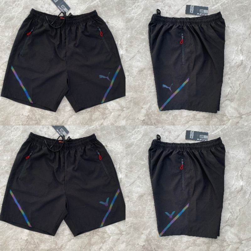 Celana Pendek Olahraga Gym Parasut Mikro Jumbo