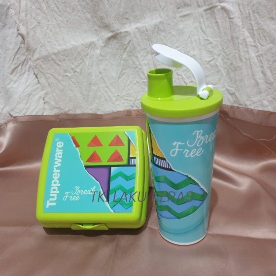 Tupperware Tweeny Boy - set wadah makan minum untuk anak sekolah