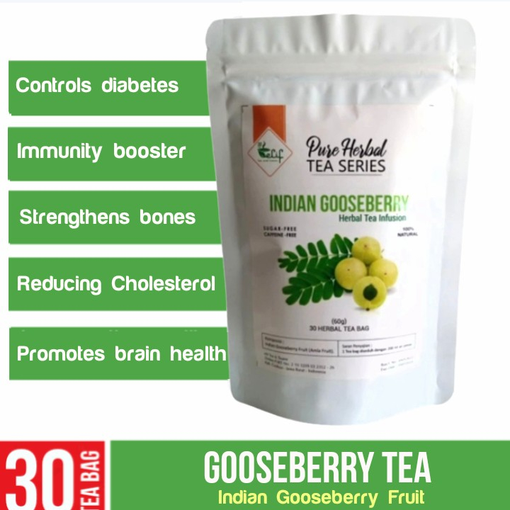 

ELIF TEA AND TISANE Indian Gooseberry Tea | Indian Amla Fruit Tea | Botanical Infusions Tea Bag | 30 Tea Bag