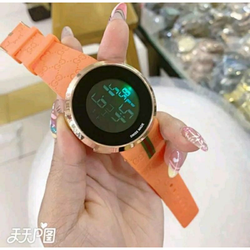 NEW SALE! Jam Tangan G*cci Wanita Digital Tahan Air Kasual Terlaris Bayar Dirumah