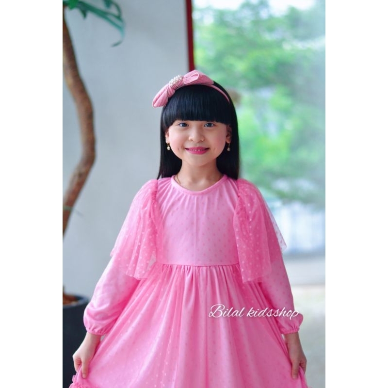 GAMIS BRUKAT ANAK LENGAN PANJANG 1-10 TAHUN ( TANPA HIJAB )