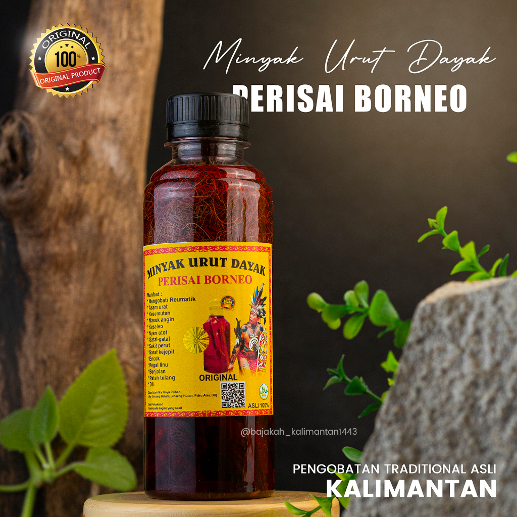 Minyak Urut Dayak Asli Kalimantan 250ml