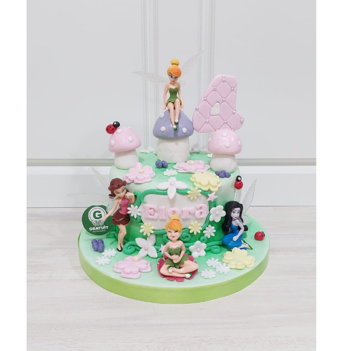 

TINKERBELL CAKE TOPPER MAINAN UK 15CM / KUE ULANG TAHUN