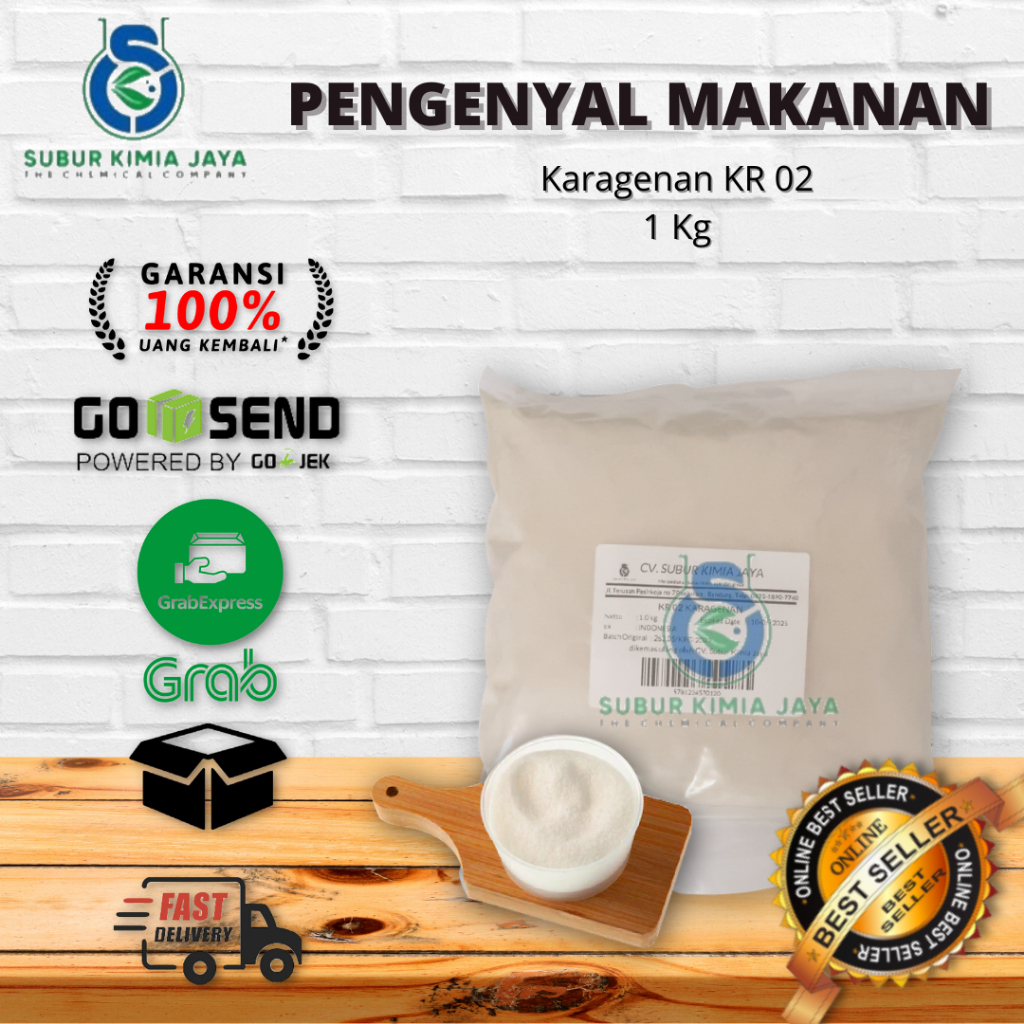 

Tepung Karagenan KR 02 Pengeyal Makanan 1 Kg