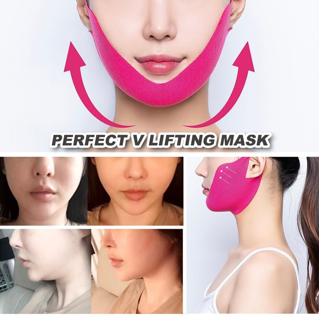 ORIGINAL AVAJAR Perfect V Face Lifting Mask Premium Thin Mask Lifting &amp; Firming V-shaped Face Tightening Mask Anti-Wrinkles Masker Wajah 5pcs | Made in Korea