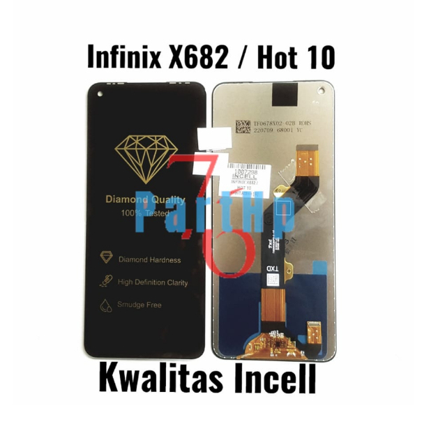 Lcd Touchscreen Fullset Kwalitas InceLL Infinix X682 Hot 10 - Hitam