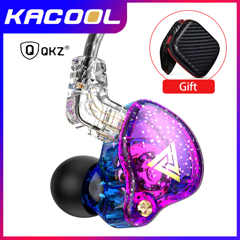 QKZ AK6 AK6 Pro In-Ear Earphone HiFi Audiophile Subwoofer Headphones with Mic Hi Res Cable Detachable