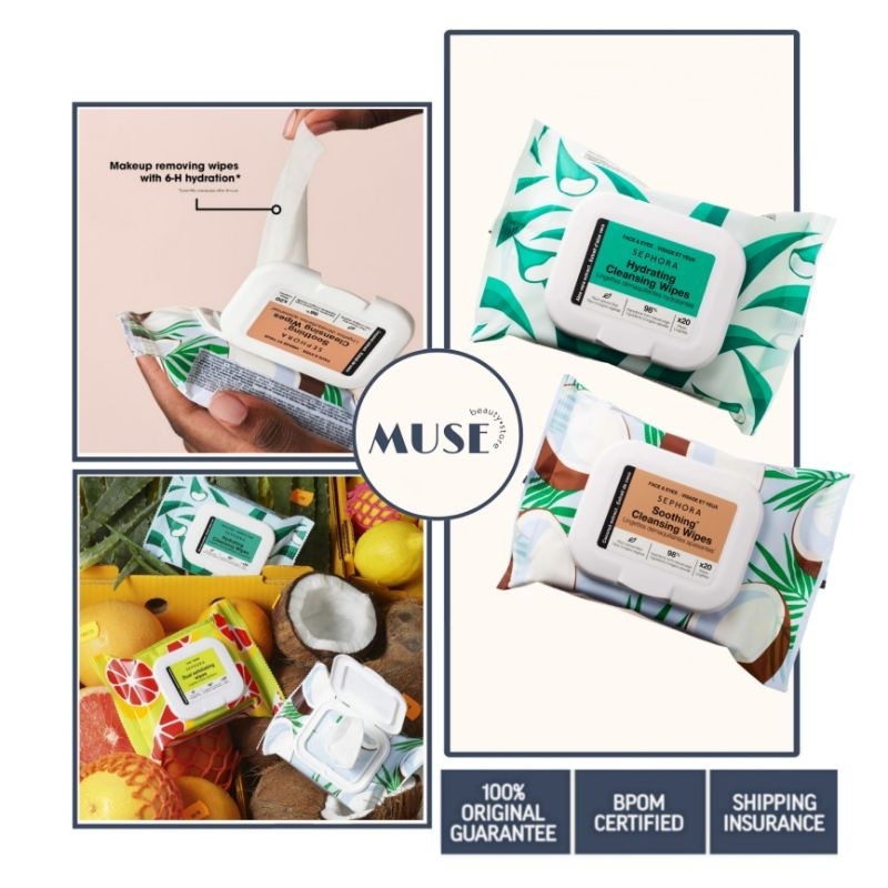 Sephora Cleansing Face Wipe - 20 Wipes
