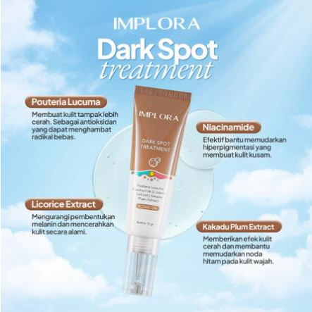 * NCC * Implora Acne Dark Spot Treatment Flek Hitam Atau Jerawat Dengan Active Gel