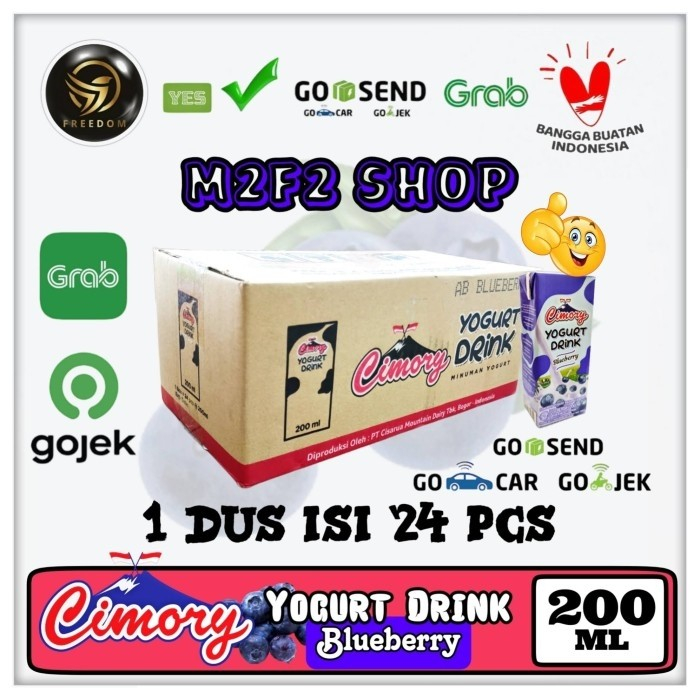 

Yogurt Cimory Drink Kotak UHT | Semua Rasa - 200 ml Kemasan Karton (Khusus Bluebird/Gosend/Grab)