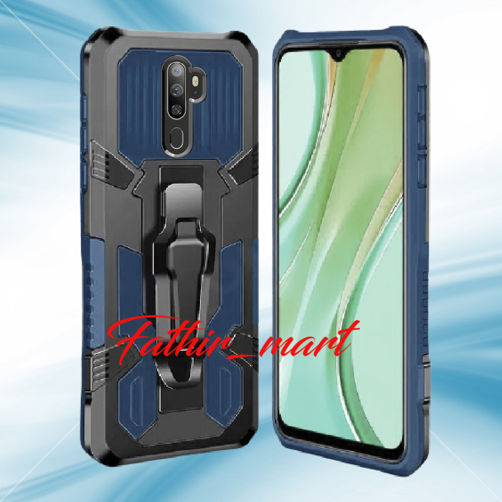 CAse OPPO A9 2020 OPPO A5 2020  CASING STANDING BACK KLIP HARD CASE ROBOT NEW COVER