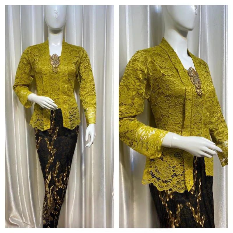 KEBAYA KUTUBARU MODERN PANJANG PENDEK 60CM